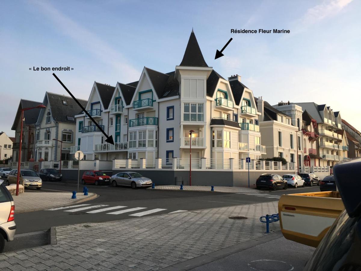 Le Bon Endroit En Bord De Mer, Vue Mer , Parking Et Wifi Wimereux Exterior foto